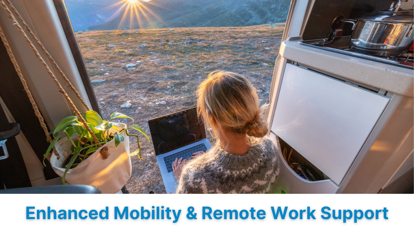 Enhanced Mobility and Remote Work Support cloud business internet