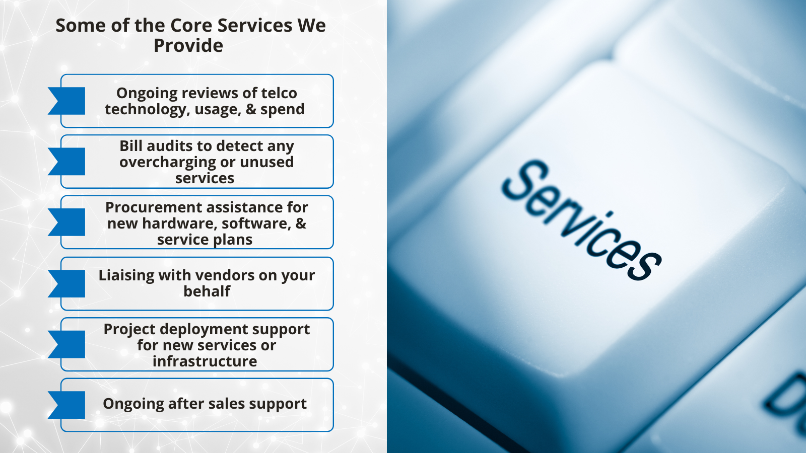 Core Services We Provide cloud business internet