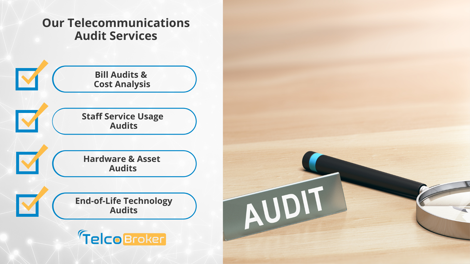 Our Telecommunications Audit Services cloud business internet